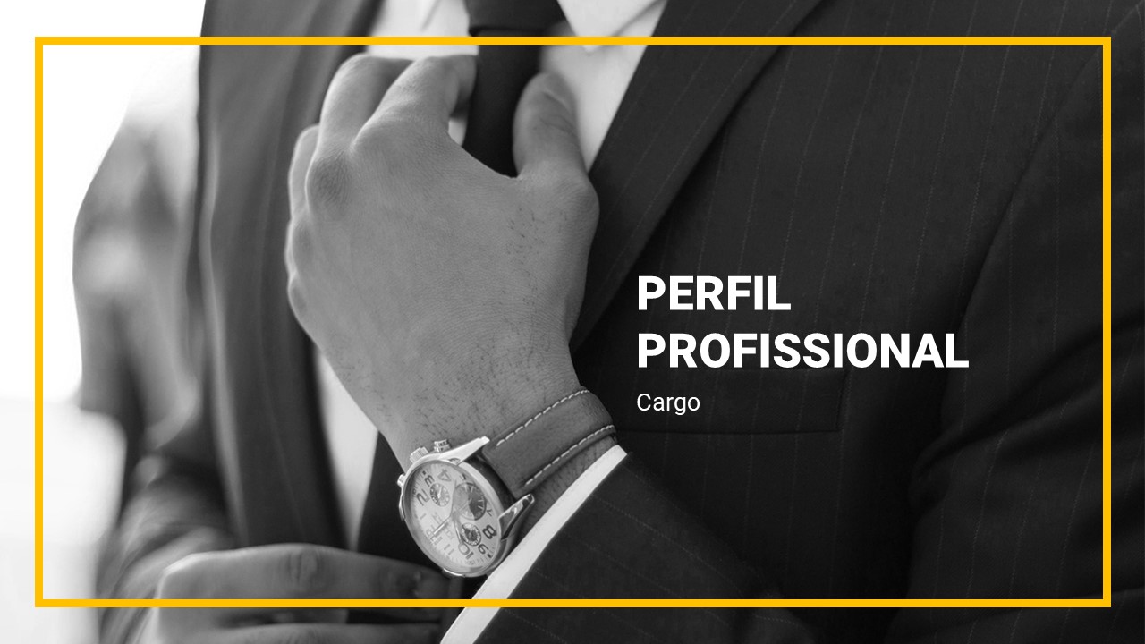 Apresentação de perfil profissional